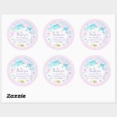 Sticker Favor sous la mer ronde (Feuille)