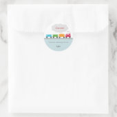 Sticker Favor Train Choo Choo ou Sceau Enveloppe (Sac)