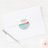 Sticker Favor Train Choo Choo ou Sceau Enveloppe (Enveloppe)