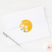 Sticker Favorable POP DAISY Jaune personnalisable (Enveloppe)