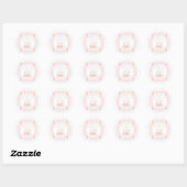 Sticker favori pour premier rodéo rose - Cowgirl (Feuille)