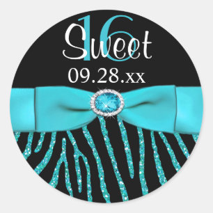 Sticker Favori RIBBON Zebra Sweet 16