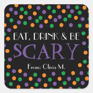Sticker Favour Halloween ou Treat