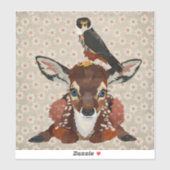 STICKER FAWN & FALCON (Feuille)