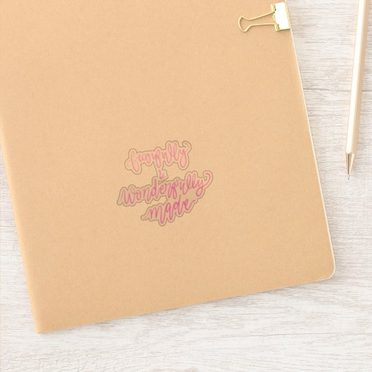 Sticker Fearful & Merveilleusement fait (Carnet)