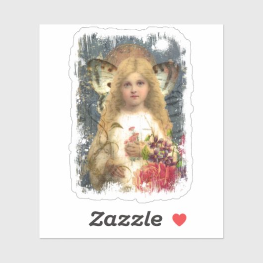 Sticker Fée adorable (Feuille)