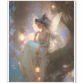 Sticker Fée avec lanterne (Devant)