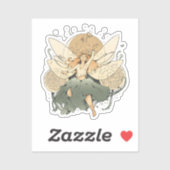 Sticker Fée Enchantante - Imaginaire lunaire (Feuille)