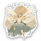 Sticker Fée Enchantante - Imaginaire lunaire (Recto)