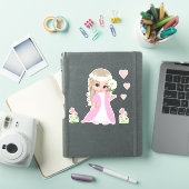 Sticker Fée & Fleurs (Couverture iPad)