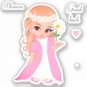 Sticker Fée & Fleurs (Recto)