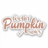 Sticker Feelin Citrouille épicé (Devant)