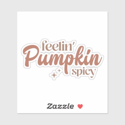 Sticker Feelin Citrouille épicé (Feuille)