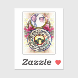Sticker Félicitations à votre mariage Custom-Cut