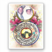 Sticker Félicitations à votre mariage Custom-Cut (Recto)