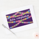 Sticker Feliz Cumpleanos (Enveloppe)