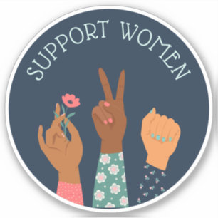 Sticker Feministe féministe "Soutenir les femmes"