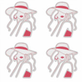 Sticker Femme (Devant)