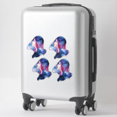 Sticker Femme (Sur valise)