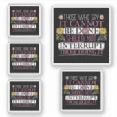 Sticker Femme à la tête (Devant)