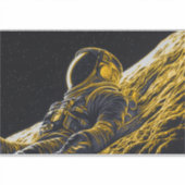 Sticker Femme astronaute (Devant)