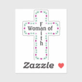 Sticker Femme de foi (Feuille)