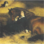 Sticker Femme et Cheval (Devant)