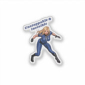 Sticker Femme invisible (Devant)