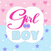 Sticker Femme ou garçon (Devant)