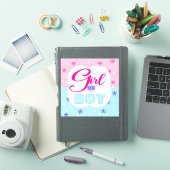Sticker Femme ou garçon (Couverture iPad)