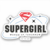 Sticker Femme super fille de demain (Devant)