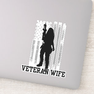 Sticker Femme vétéran