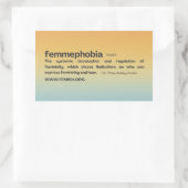 Sticker FEMMEPHOBIA Coucher De Soleil (Sac)