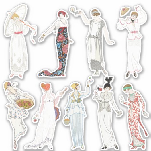 Sticker Femmes à la mode (Devant)