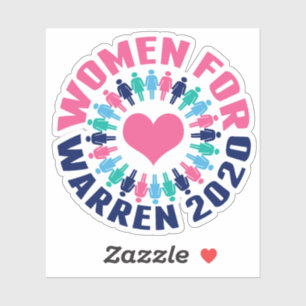 Sticker Femmes pour Warren 2020