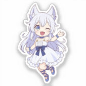 Sticker Fenrys Chibi Style Fanart (Recto)