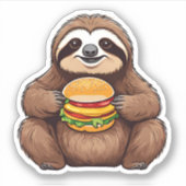 Sticker Fentes lentes avec Fast Food étanche (Devant)