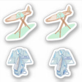 Sticker Fer et table à repasser (Devant)