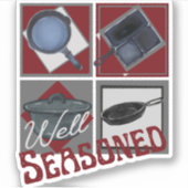 Sticker Fer moulé bien assis (Devant)