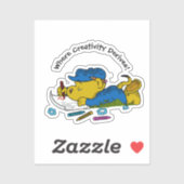 Sticker Ferald | Là où la créativité dérive ! (Feuille)