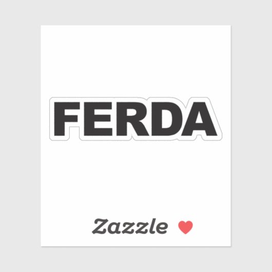 Sticker FERDA - Letterkenny (Feuille)