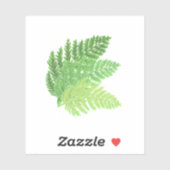 Sticker Fermes forestières vertes feuilles (Feuille)