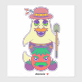 Sticker Fermier fantôme (Feuille)