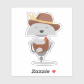 Sticker Fermier Mia 3 (Feuille)