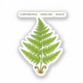 Sticker Fern Signification (Recto)