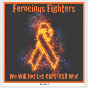 Sticker Ferocious Fighters LOGO Vinyl Decal