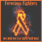 Sticker Ferocious Fighters LOGO Vinyl Decal (Devant)