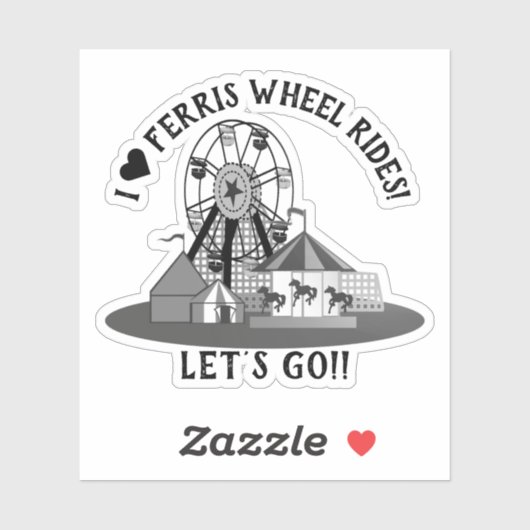 Sticker Ferris Wheel Day (Feuille)