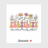 Sticker Fertility Nurse Flower (Feuille)
