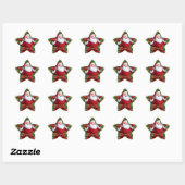 Sticker Festin Santa Claus Christmas Wreath Star (Feuille)